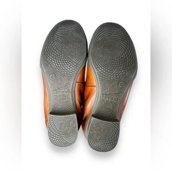 Dansko Kira Round Toe Flat Luggage Aniline Calf Brown Leather Women's 38 (7.5-8) - Picture 6 of 8